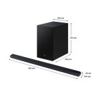 Imagen del altavoz Samsung HW-S700D de 3.1 canales en color negro, SKU HW-S700D/ZF