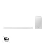 Vista de la Samsung Barra de Sonido Ultra Slim HW-S701D/ZF con Subwoofer para el año 2024. SKU: HW-S701D/ZF