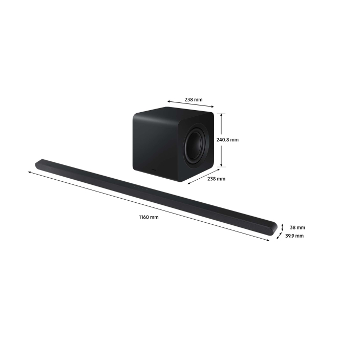 Samsung HW-S800D Negro 3.1.2 canales 3 Samsung HW-S800D Negro, compatible con asistentes virtuales