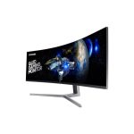 Samsung C49HG90DMR pantalla para PC de 49 pulgadas, resolución 3840 x 1080 píxeles, 4K Ultra HD, tecnología QLED en color negro, SKU LC49HG90DMRXEN
