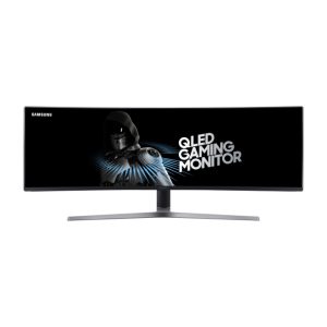 Samsung C49HG90DMR pantalla para PC de 49 pulgadas, resolución 3840 x 1080 píxeles, 4K Ultra HD, tecnología QLED en color negro, SKU LC49HG90DMRXEN