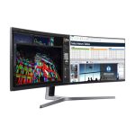 Samsung C49HG90DMR pantalla para PC de 49 pulgadas, resolución 3840 x 1080 píxeles, 4K Ultra HD, tecnología QLED en color negro, SKU LC49HG90DMRXEN