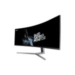 Samsung C49HG90DMR pantalla para PC de 49 pulgadas, resolución 3840 x 1080 píxeles, 4K Ultra HD, tecnología QLED en color negro, SKU LC49HG90DMRXEN