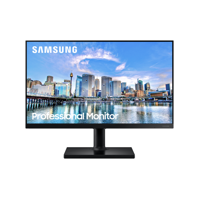 Samsung Lf24t450fqrxen Samsung T45F pantalla para PC de 61 cm (24 pulgadas), resolución 1920 x 1080 Pixeles Full HD, color negro, modelo LF24T450FQRXEN