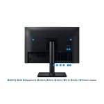 Samsung T45F pantalla para PC de 61 cm (24 pulgadas), resolución 1920 x 1200 Pixeles WUXGA, color Negro, LF24T450GYUXEN