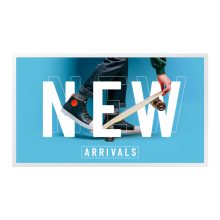 Samsung EM32DX Pantalla plana de 31.5 pulgadas para señalización digital, resolución Quad HD, conectividad Wifi, funcionamiento continuo 24/7, colores Gris y Blanco. LH32EMDIBGBXEN