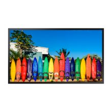 Pantalla plana Samsung OM46B de 46 pulgadas para señalización digital con LCD, WiFi, 4000 cd/m² de brillo, resolución Full HD, color negro y sistema operativo Tizen 5.0. SKU: LH46OMBEBGBXEN