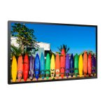 Pantalla plana Samsung OM46B de 46 pulgadas para señalización digital con LCD, WiFi, 4000 cd/m² de brillo, resolución Full HD, color negro y sistema operativo Tizen 5.0. SKU: LH46OMBEBGBXEN