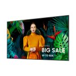 Samsung QB55C, pantalla plana para señalización digital de 55 pulgadas, LCD, Wifi, 350 cd / m², 4K Ultra HD en color negro con procesador Tizen incorporado. SKU: LH55QBCEBGCXEN