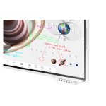 Samsung WM65B pizarra blanca interactiva de 65 pulgadas, resolución 3840 x 2160 píxeles, pantalla táctil en gris y blanco, SKU LH65WMBWBGCXEN