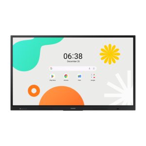 Samsung WA75F pizarra blanca interactiva de 75 pulgadas, resolución 3840 x 2160 Pixeles, pantalla táctil negra. SKU: LH75WAFWLGCXEN