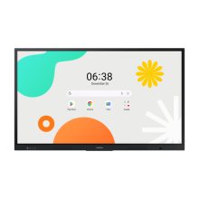 Samsung WA86F pizarra blanca interactiva de 86 pulgadas, 3840 x 2160 Pixeles, pantalla táctil, color negro. SKU: LH86WAFWLGCXEN