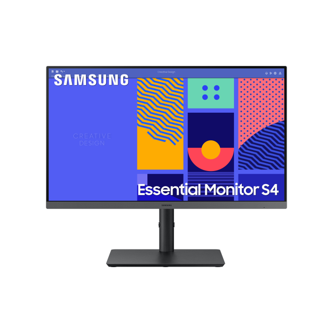 Samsung S43GC 24 pulgadas pantalla para PC Full HD Pantalla para PC Samsung S43GC de 24 pulgadas con resolución Full HD 1920 x 1080 píxeles, modelo LS24C430GAUXEN