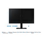 Monitor Samsung S60UD de 24 pulgadas con resolución 2560 x 1440 Pixeles Quad HD LCD en color Negro, LS24D600UAUXEN