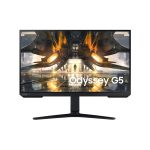 Monitor Samsung S27AG500PP de 27 pulgadas con resolución 2560 x 1440 Pixeles Quad HD, tecnología LED, en color negro. Modelo LS27AG500PPXEN.