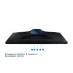 Monitor Samsung S27AG500PP de 27 pulgadas con resolución 2560 x 1440 Pixeles Quad HD, tecnología LED, en color negro. Modelo LS27AG500PPXEN.