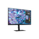 Monitor Samsung S61B LED display de 27 pulgadas con resolución de 2560 x 1440 pixeles Quad HD en color negro, perfecto para trabajo y entretenimiento, modelo LS27B610EQUXEN