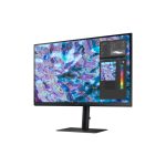 Monitor Samsung S61B LED display de 27 pulgadas con resolución de 2560 x 1440 pixeles Quad HD en color negro, perfecto para trabajo y entretenimiento, modelo LS27B610EQUXEN