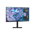 Monitor Samsung S61B LED display de 27 pulgadas con resolución de 2560 x 1440 pixeles Quad HD en color negro, perfecto para trabajo y entretenimiento, modelo LS27B610EQUXEN