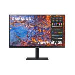 Samsung S80PB pantalla para PC de 27 pulgadas con resolucion de 3840x2160 Pixeles 4K Ultra HD LCD en color Negro, referencia LS27B800PXPXEN