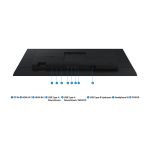 Imagen del monitor Samsung S40GD con pantalla de 27 pulgadas y resolución Full HD 1920 x 1080 píxeles, negro, SKU LS27D400GAUXEN