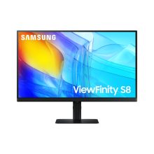 Samsung S80D, pantalla para PC de 68,6 cm (27 pulgadas) con resolución 3840 x 2160 Pixeles 4K Ultra HD, color negro, modelo LS27D800EAUXEN
