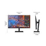 Monitor Samsung LS32B800PXU de 32 pulgadas con resolución 3840 x 2160 Pixeles en color negro. Ideal para una experiencia de visualización 4K Ultra HD y claridad de imagen superior. LS32B800PXUXEN