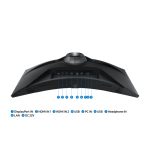 Monitor Samsung G65B de 32 pulgadas con resolución 2560 x 1440 Pixeles, Quad HD LED en color negro, LS32BG650EUXEN