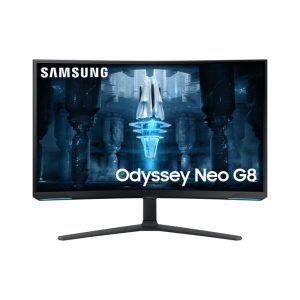 Samsung G85NB pantalla para PC de 81,3 cm (32 pulgadas) con resolución 3840 x 2160 pixeles, 4K Ultra HD, tecnología LED en color blanco, modelo LS32BG850NPXEN.