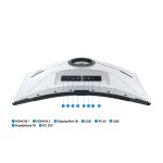 Samsung G85NB pantalla para PC de 81,3 cm (32 pulgadas) con resolución 3840 x 2160 pixeles, 4K Ultra HD, tecnología LED en color blanco, modelo LS32BG850NPXEN.