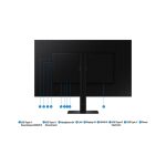 Monitor para PC Samsung S80UD de 32 pulgadas, 3840 x 2160 pixeles, 4K Ultra HD, LCD, color negro, modelo LS32D800UAUXEN