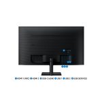 Monitor Samsung M70D para PC de 32 pulgadas con resolución 3840 x 2160 Pixeles en 4K Ultra HD, tecnología LED, color negro, modelo LS32DM702UUXDU