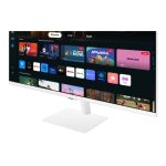 Pantalla para PC Samsung M70D de 81,3 cm (32 pulgadas) con resolución 3840 x 2160 pixeles 4K Ultra HD en color negro, modelo LS32DM703UUXDU