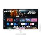 Pantalla para PC Samsung M70D de 81,3 cm (32 pulgadas) con resolución 3840 x 2160 pixeles 4K Ultra HD en color negro, modelo LS32DM703UUXDU