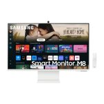 Samsung M80D pantalla para PC con 81,3 cm (32") y resolución 3840 x 2160 píxeles, 4K Ultra HD, tecnología LED en color blanco, Modelo LS32DM801UUXDU.