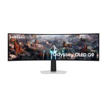 Samsung G93SC pantalla para PC de 124,5 cm (49 pulgadas), resolución 5120 x 1440 Pixeles, tecnología Dual QHD OLED, color plata, LS49CG934SUXEN