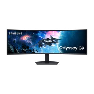 Monitor Samsung G95C de 124,5 cm (49"), resolución 5120 x 1440 Pixeles, Dual QHD, LED en color negro, LS49CG954EUXEN