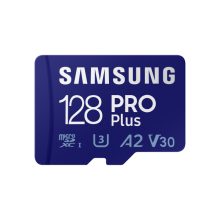 Tarjeta de memoria Samsung PRO Plus 128 GB MicroSDXC UHS-I Clase 10 SKU MB-MD128KB/WW, ideal para almacenamiento de alta velocidad