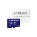 Tarjeta de memoria Samsung PRO Plus 128 GB MicroSDXC UHS-I Clase 10 SKU MB-MD128KB/WW, ideal para almacenamiento de alta velocidad