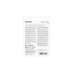 Vista de la memoria flash Samsung de 128 GB MicroSDXC UHS-I Clase 10, SKU MB-MD128SA/EU