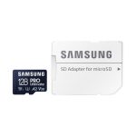 Tarjeta de memoria Samsung MB-MY128S de 128 GB MicroSDXC UHS-I, SKU MB-MY128SA/WW, ideal para almacenamiento rápido y seguro de datos.