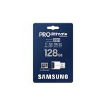 Tarjeta de memoria Samsung MB-MY128SB/WW MicroSDXC 128 GB UHS-I con alta velocidad de transferencia y almacenamiento expandido