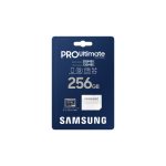 Tarjeta de memoria Samsung MB-MY256S de 256 GB MicroSDXC con tecnología UHS-I para alta velocidad, SKU MB-MY256SA/WW