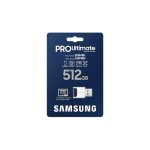 Samsung memoria flash 512 GB MicroSDXC UHS-I modelo MB-MY512SB/WW ideal para expandir el almacenamiento de dispositivos móviles