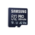 Samsung memoria flash 512 GB MicroSDXC UHS-I modelo MB-MY512SB/WW ideal para expandir el almacenamiento de dispositivos móviles