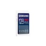 Tarjeta de memoria Samsung 128 GB SDXC UHS-I con SKU MB-SY128S/WW, ideal para almacenamiento de alta capacidad y velocidad.