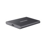 Unidad de almacenamiento externo Samsung Portable SSD T7 2 TB con interfaz USB Tipo C 3.2 Gen 2 (3.1 Gen 2), color gris, referencia MU-PC2T0T/WW