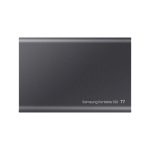 Unidad de almacenamiento externo Samsung Portable SSD T7 2 TB con interfaz USB Tipo C 3.2 Gen 2 (3.1 Gen 2), color gris, referencia MU-PC2T0T/WW