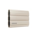 Samsung disco duro externo MU-PE2T0K de 2 TB con conexión USB Tipo C 3.2 Gen 2 en color beige, SKU MU-PE2T0K/EU