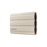 Samsung disco duro externo MU-PE2T0K de 2 TB con conexión USB Tipo C 3.2 Gen 2 en color beige, SKU MU-PE2T0K/EU